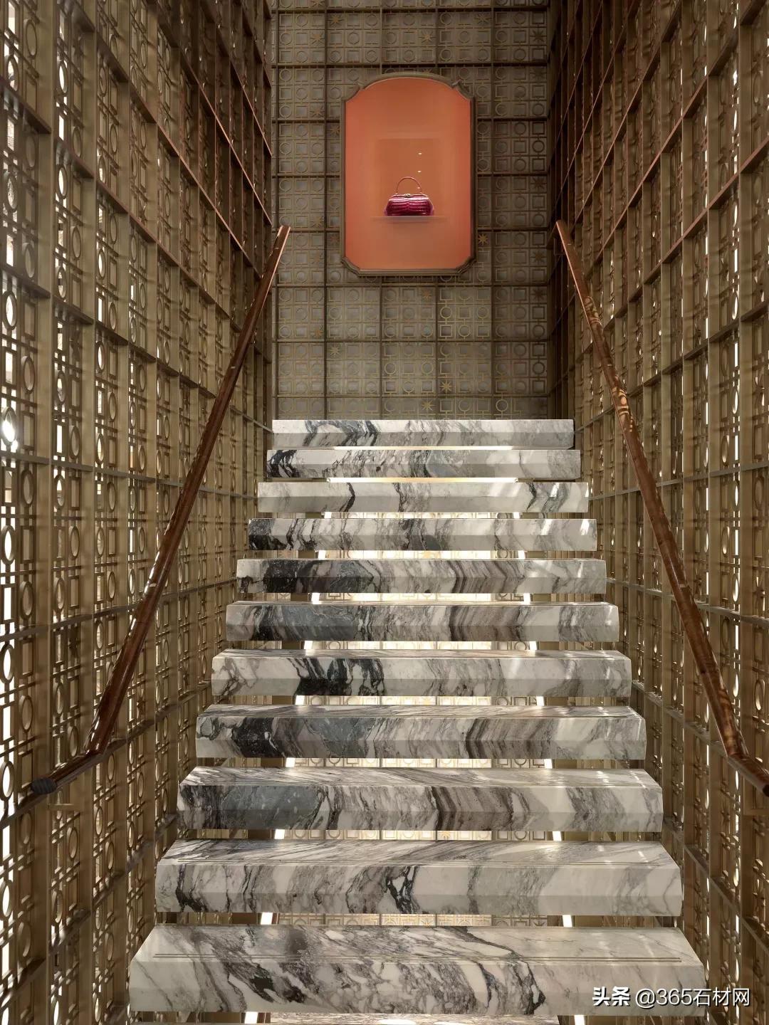全球18家奢侈品店的大理石楼梯踏步欣赏，美哭了
