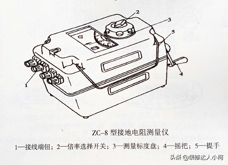 干电工要胆大心细,电工实操接地电阻测试仪