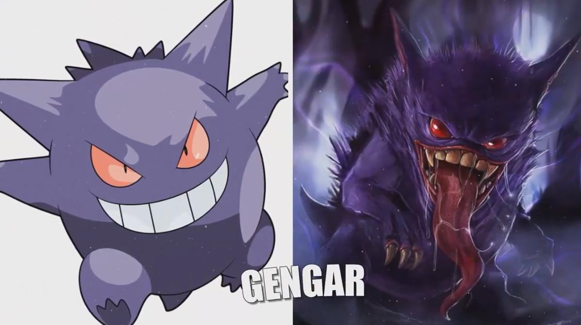 精灵宝可梦怪兽画风，暴鲤龙成凶猛海怪，甲贺忍蛙矫健帅气