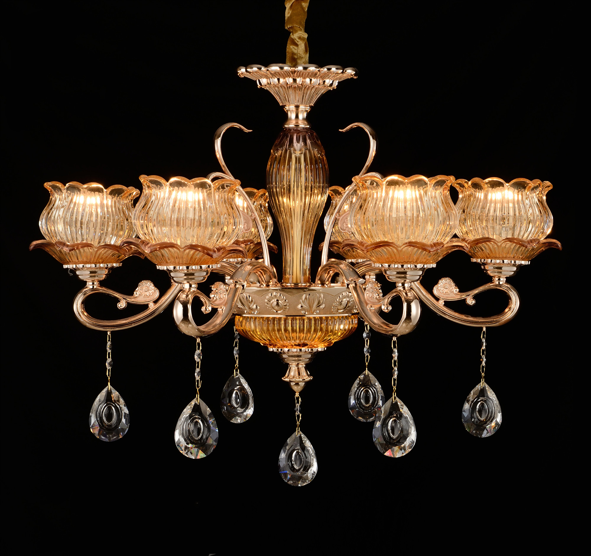 水晶灯超级好看,水晶灯华丽漂亮