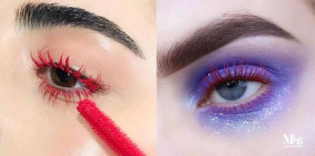 很多品牌推出各种颜色的睫毛膏,却孤零零地躺在专柜里无人问津