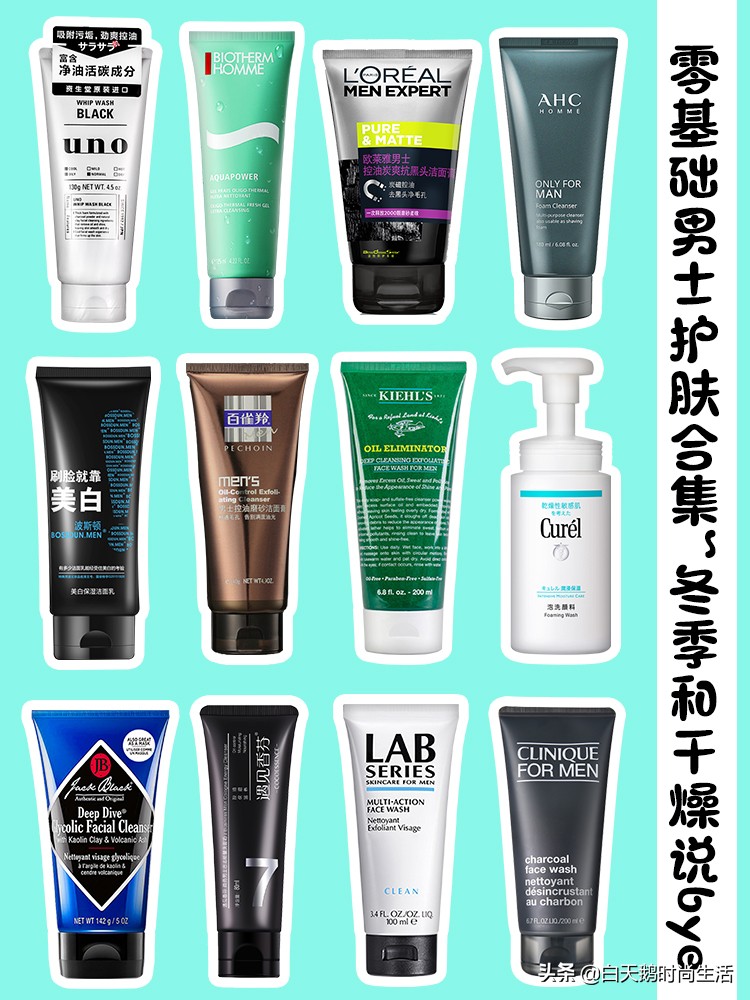 直男护肤和精致男护肤,平价又好用的男士护肤