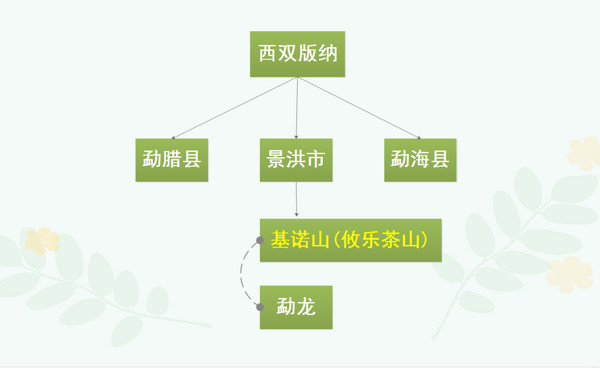 3分钟,5张图,让你一次分清普洱茶山头分布