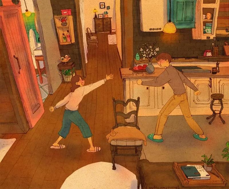 这些画也太甜了吧!!!看完只想谈!恋!爱