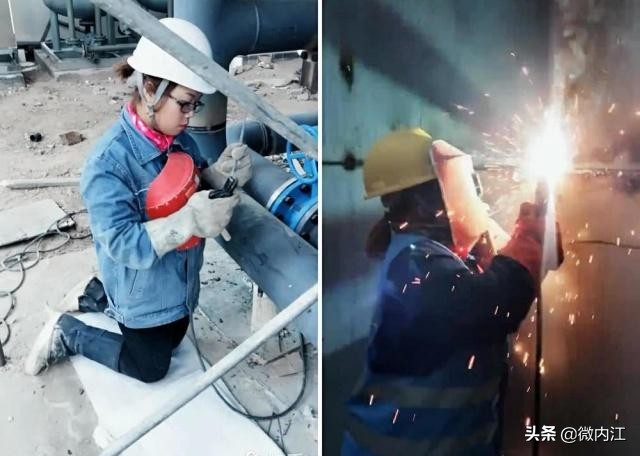 电焊工坚守视频,女电焊工现场操作视频