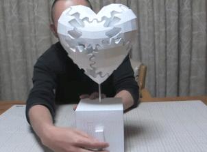 日本折纸大师立体机关折纸,日本折纸大师的折纸黑科技