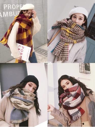 爆款围巾合集,淘宝长款围巾推荐