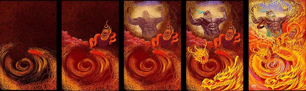 描摹梦境的魔术师,靠画“圈圈”火遍全网