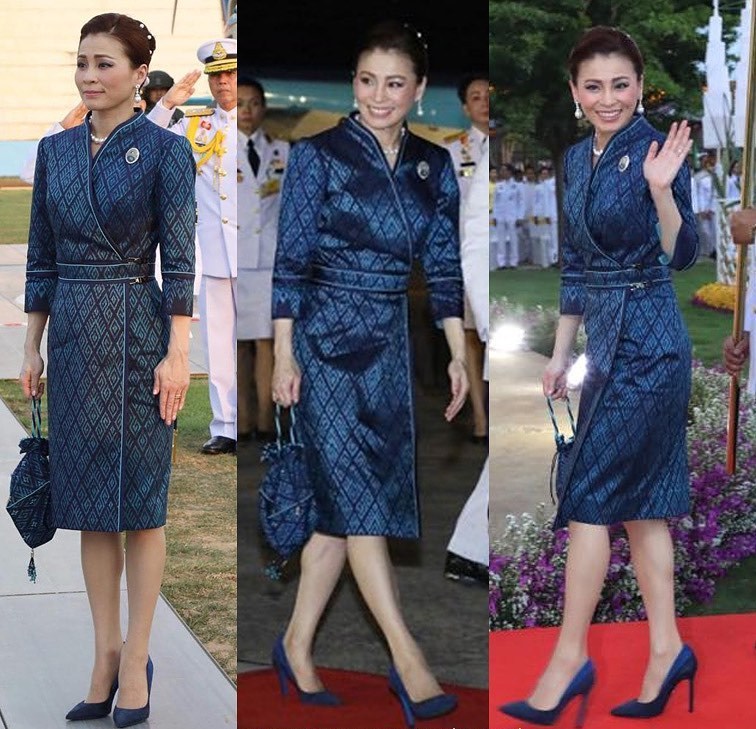 泰王真宠苏提达！王后8套造型登上王室海报，不如诗妮娜千娇百媚