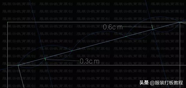 大海服装落肩袖卫衣裁剪图,100码幼童落肩袖卫衣裁剪方法