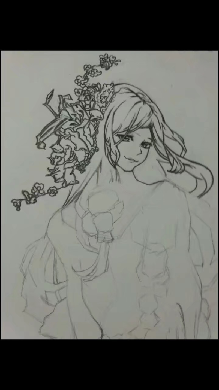 画二次元动漫少女小舞,二次元怎么画超萌女生