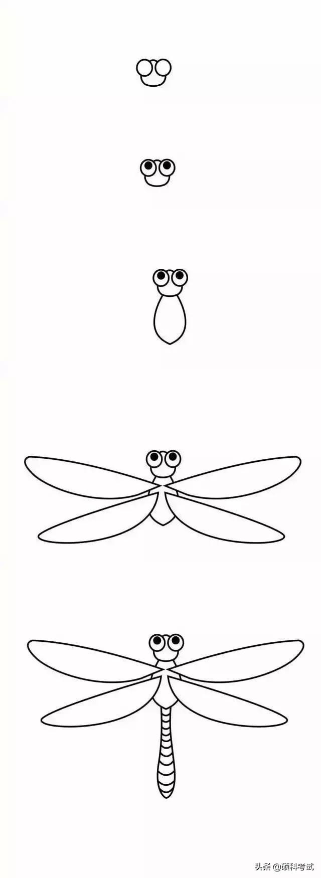 小孩子喜欢的简笔画可爱,非常适合孩子画的简笔画教程