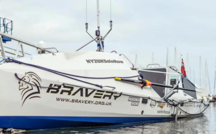 英国退役陆战队员的二次创业:独自横渡大西洋,善款捐给伤残军人