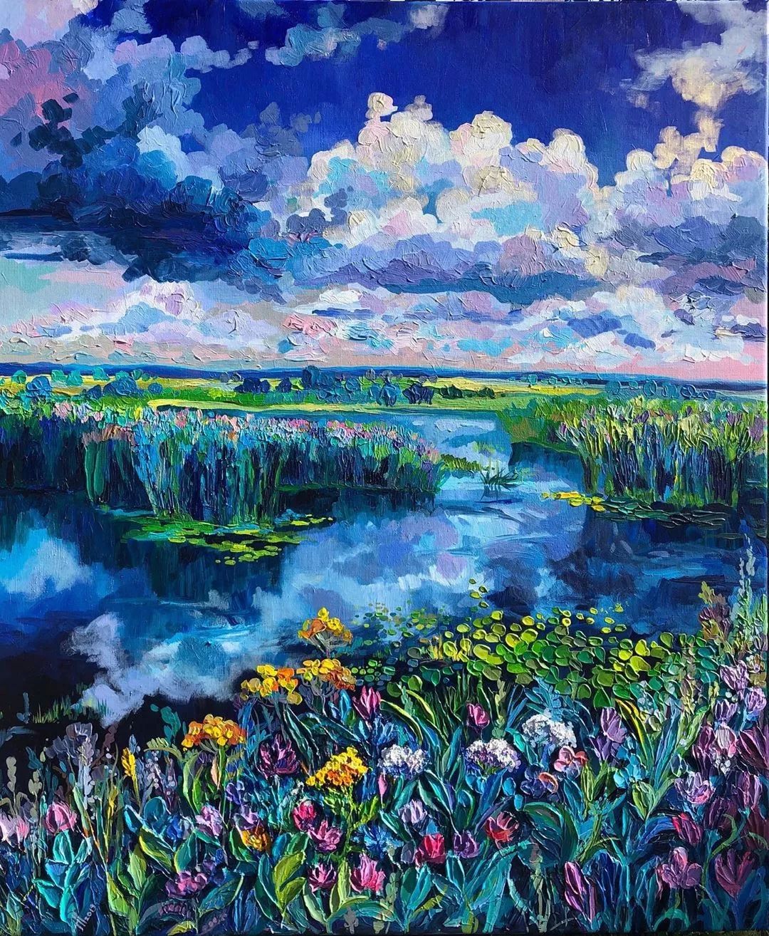 简单又有艺术感的油画怎么画,油画风景细节怎么画