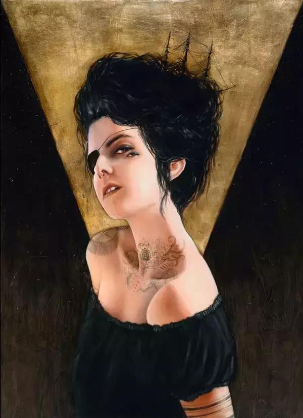 她画出的画惊艳四方,她笔下生辉画风堪比梵高