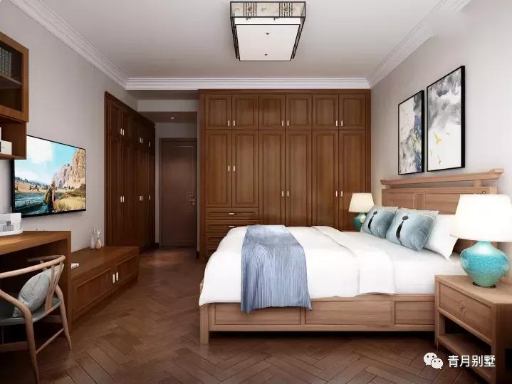 三层新中式别墅将更值得大家向往,简单大气三开间二层新中式别墅