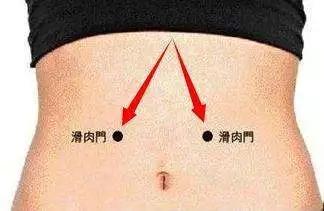 中医穴位减肥按摩手法全程教程,自己用艾灸减肥最快的穴位图解