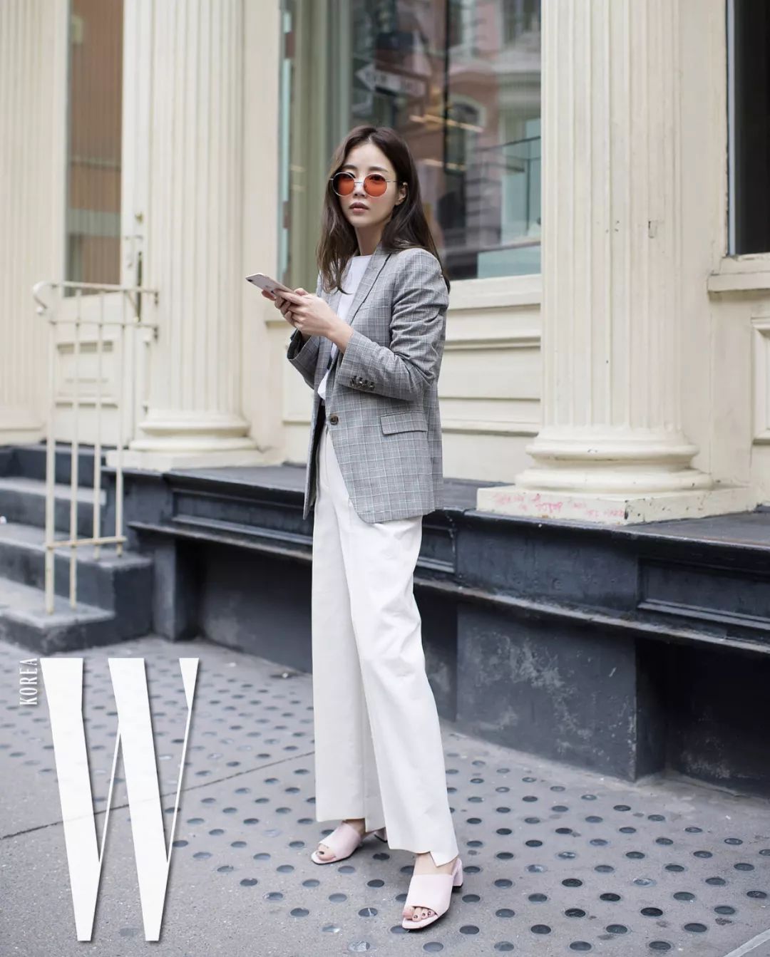 欧美时尚博主穿搭示范冬,韩系慵懒风冬季穿搭博主