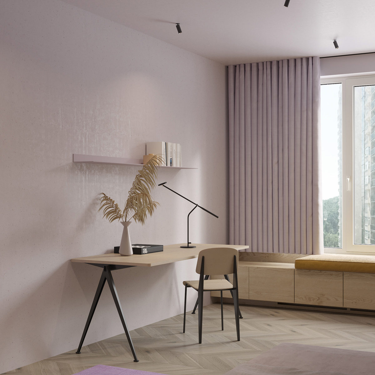 色彩质感强的室内设计,色彩主义室内设计