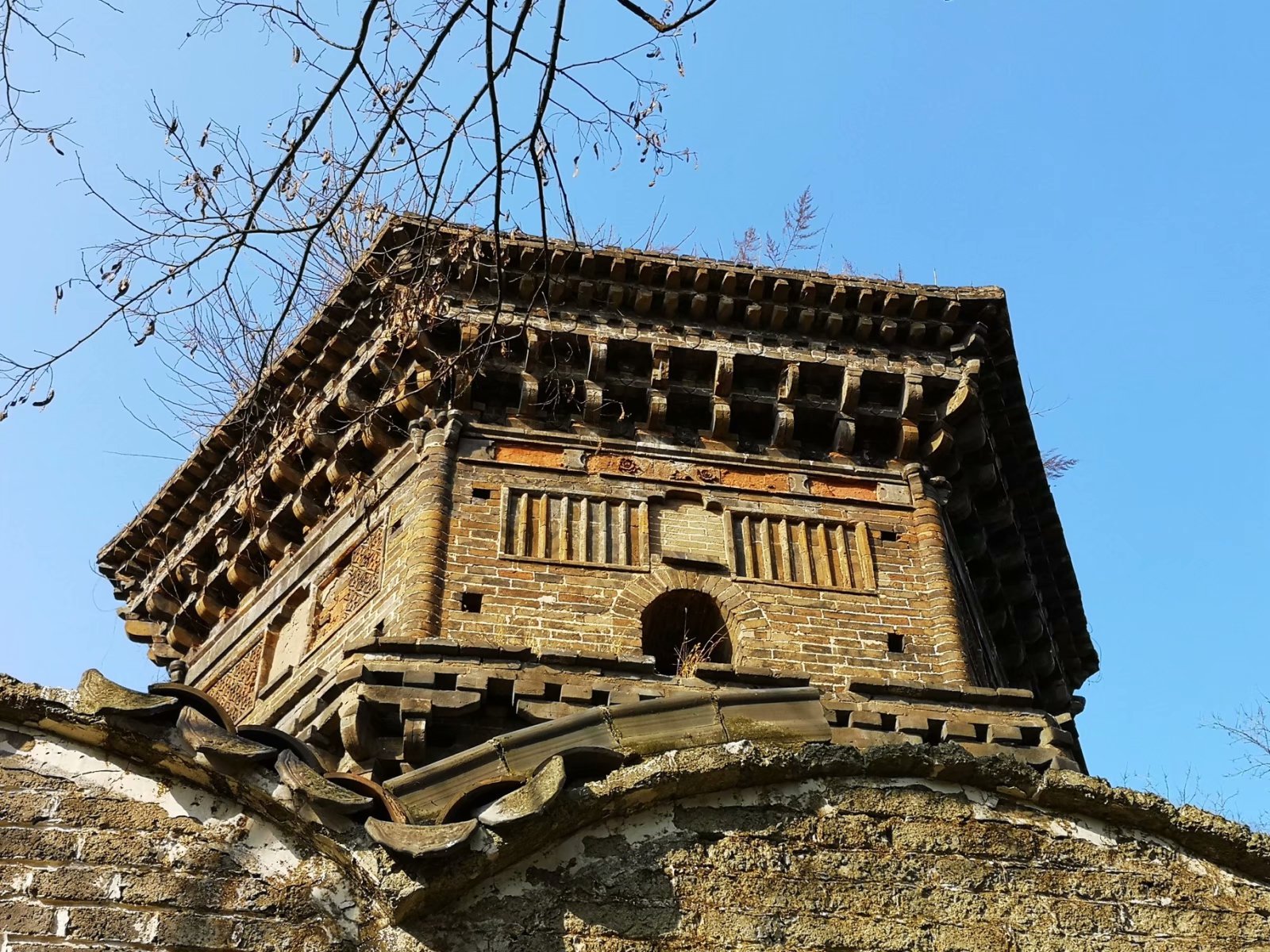 摩托周边旮旯游——探访明光法华禅庵塔