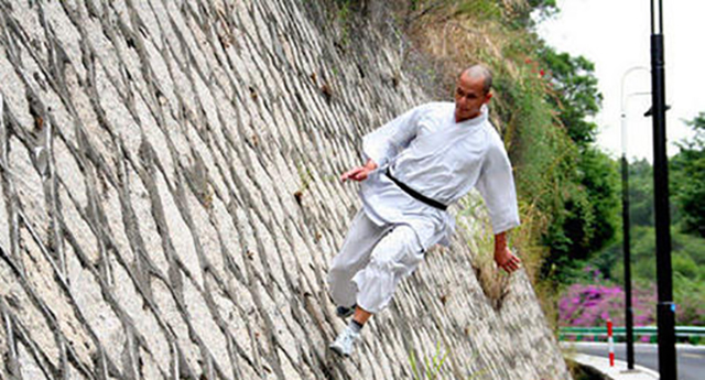 释理亮飞檐走壁轻功视频,释理亮轻功全部视频