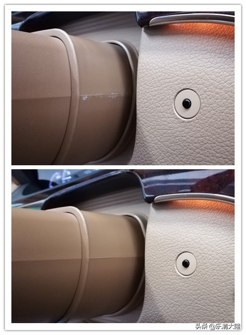 奔驰s350门边镀铬条,奔驰s350座椅清洗翻新