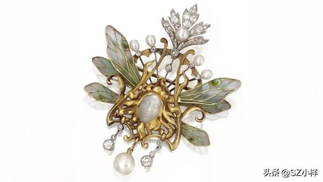 珐琅珠宝首饰设计,复古珐琅珠宝