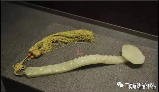 清代玉如意顶级玉器,故宫玉如意祥云