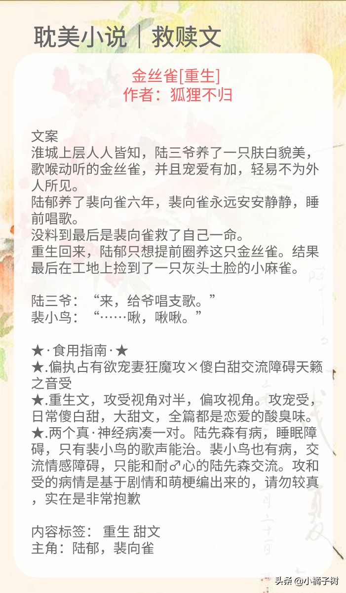 纯爱文推荐沉舟,文荒推荐言情救赎文