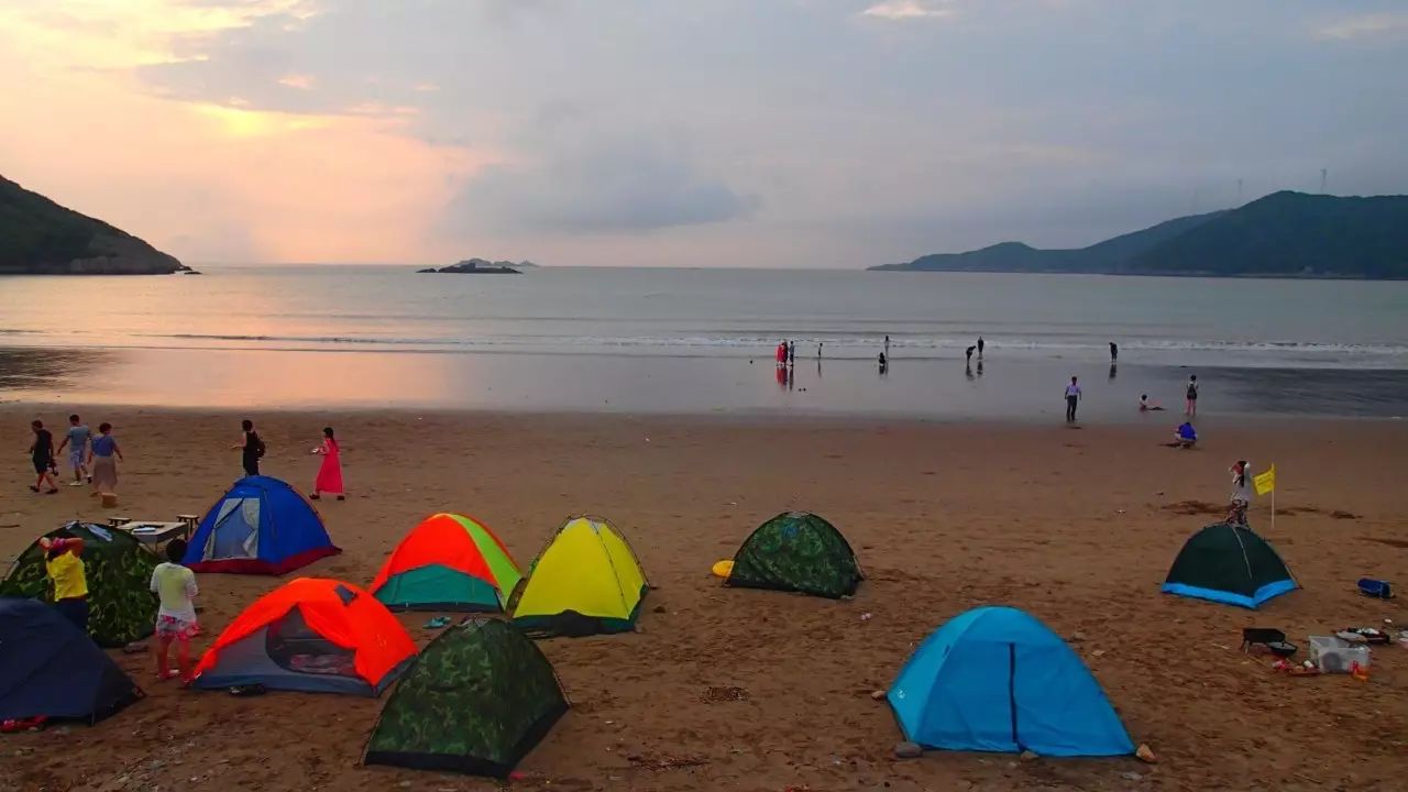 上海周边干净的沙滩,上海沙滩