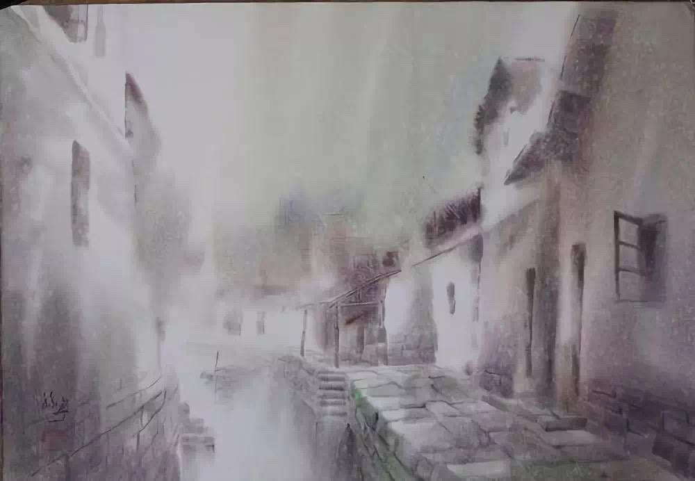 宁波著名水彩画家孙宁,孙宁水彩100幅欣赏