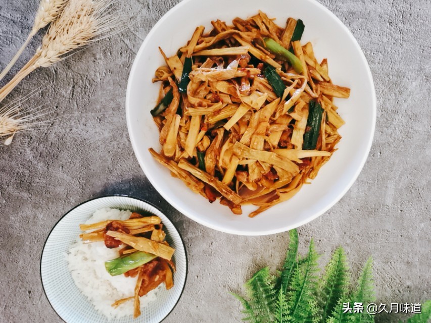 干竹笋烧肉怎么烧才能最好吃,干竹笋烧肉真香