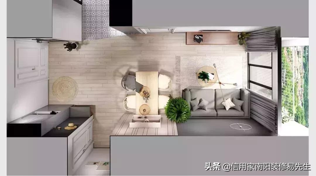 108平横厅客厅餐厅一体装修实景图,48种客餐厅设计总有一款适合你