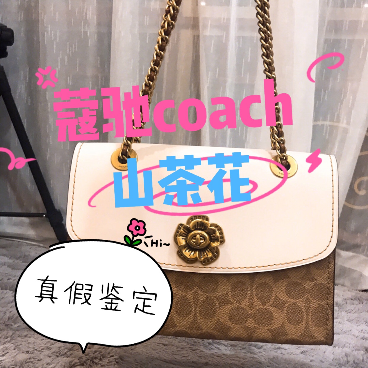 coach山茶花真假辨别,coach山茶花女包真假