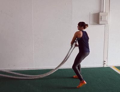 健身房战绳的多种训练,战绳健身训练计划