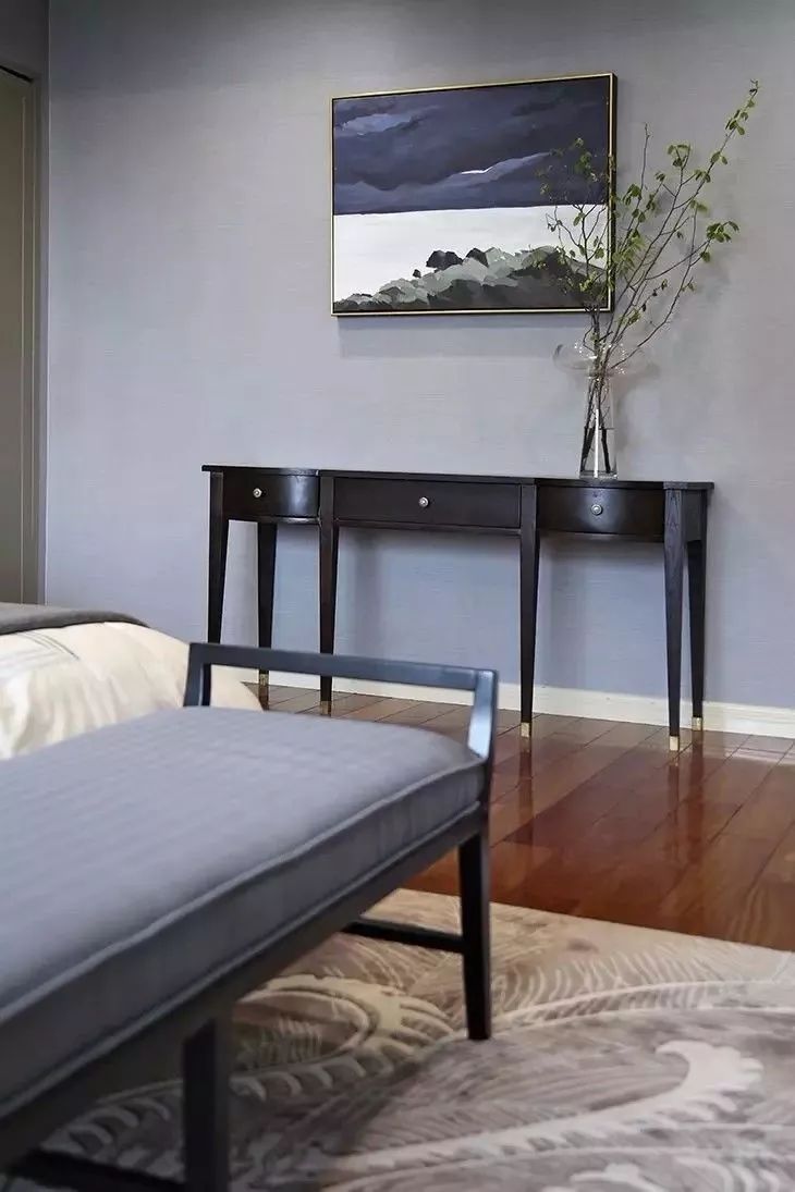 260㎡美式3居-全屋轻奢蓝精致又气派-满堂喜装饰集团