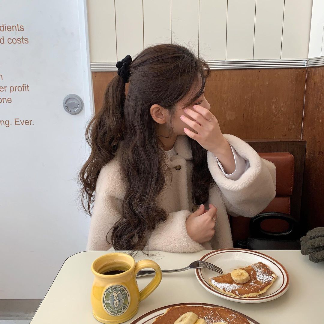 韩式减龄蓬松烫中短发羊毛卷,法式烫中短发羊毛卷