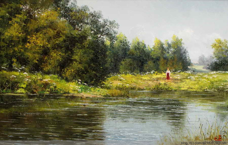 俄残荷罗斯油画风景70幅,俄罗斯画家的油画如诗如画美极了