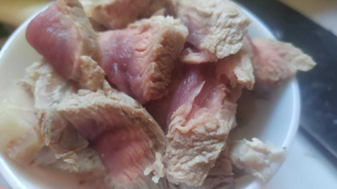 杏鲍菇五香豆干炒肉,全州五香豆干炒肉