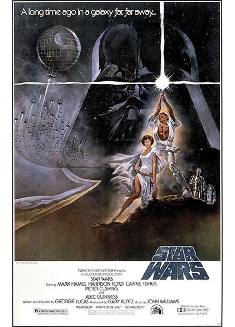 手绘星球大战,文艺复兴绘画海报