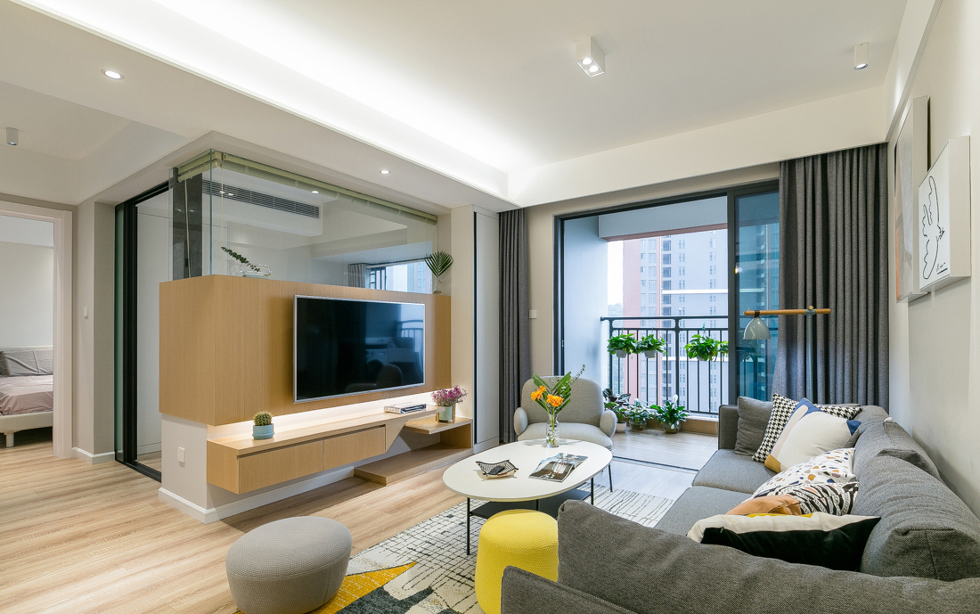 软装家居搭配现代简约沙发,家居软装搭配多功能沙发