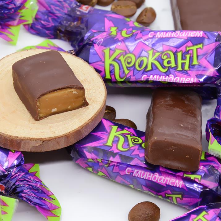 俄罗斯巧克力紫皮糖,俄罗斯原装进口巧克力夹心紫皮糖