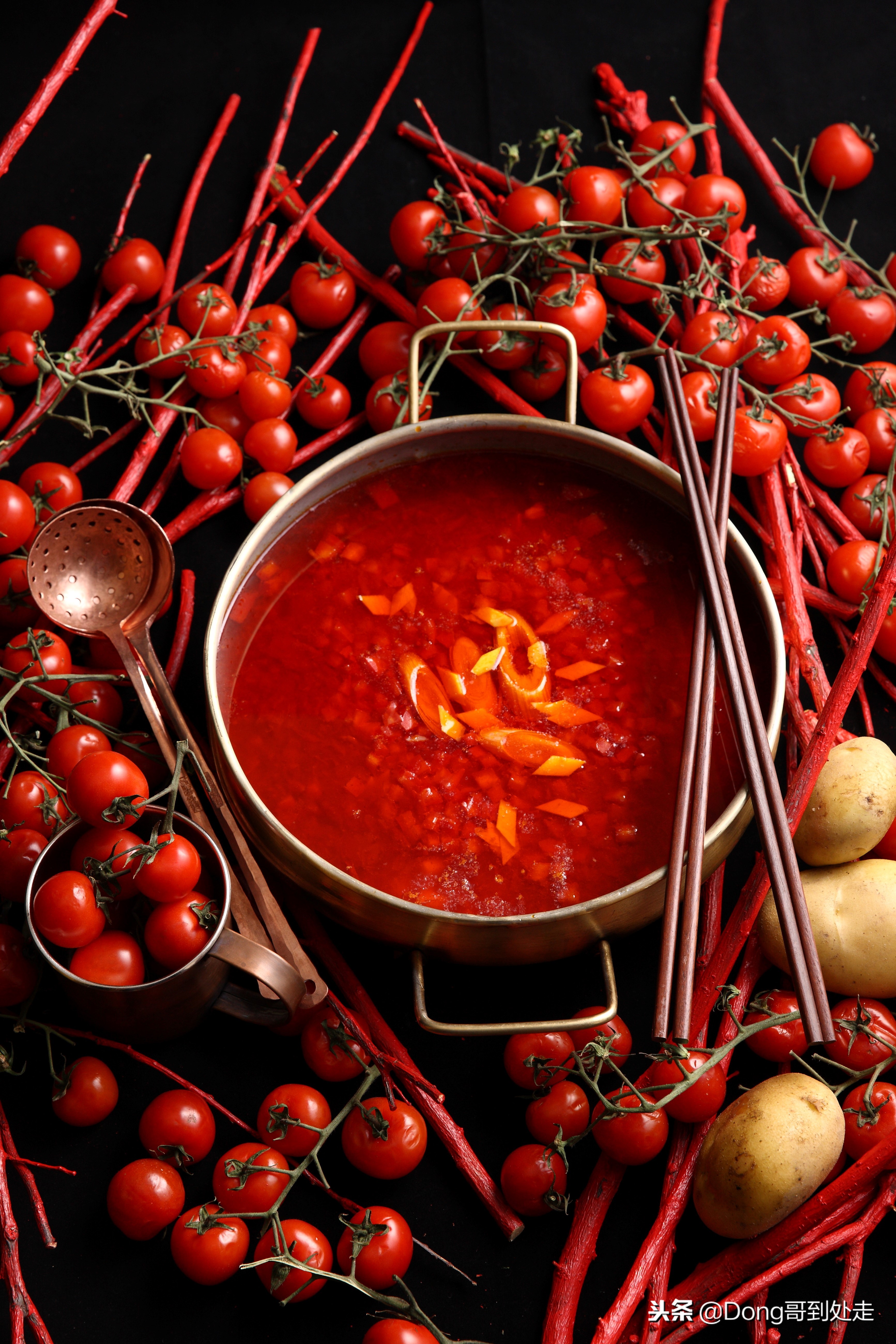 赤赤火锅食材,吃火锅位置