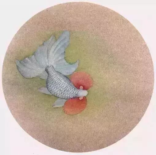 工笔金鱼线稿100例,工笔金鱼图片大全大图