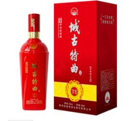 陕西城固特曲50度98年白酒价格,陕西盛世风光杜康52度白酒价格