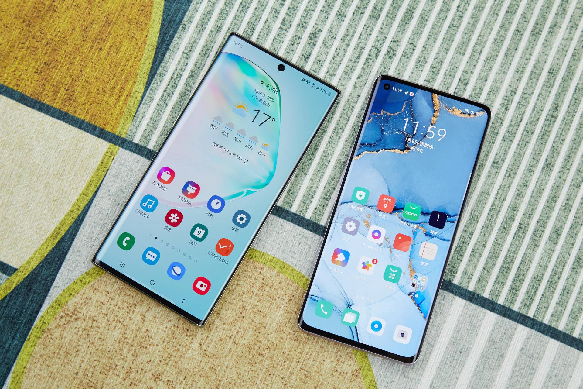 毫秒级大比拼！Reno3Pro与三星Note10+，指纹解锁谁更有优势？