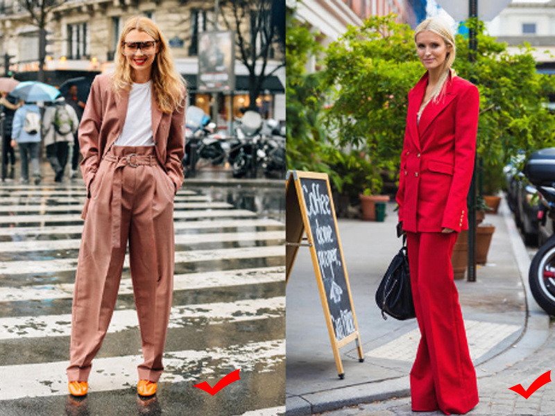 只会上短下长？现在名媛圈流行的是“松紧混搭”，120斤像90斤