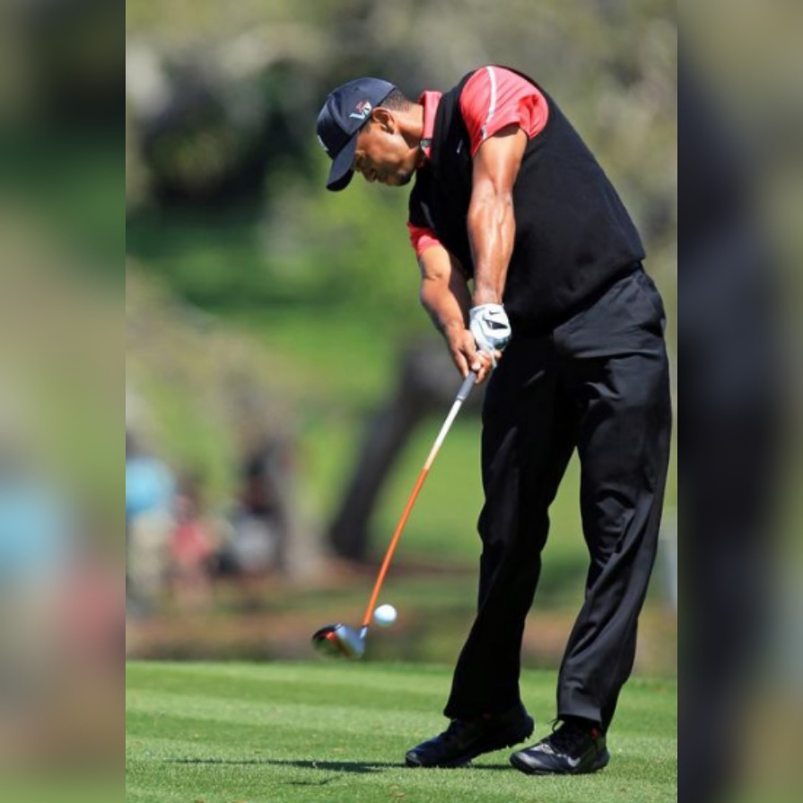 闲话高尔夫一号木挥杆时左脚打开会有意想不到的作用