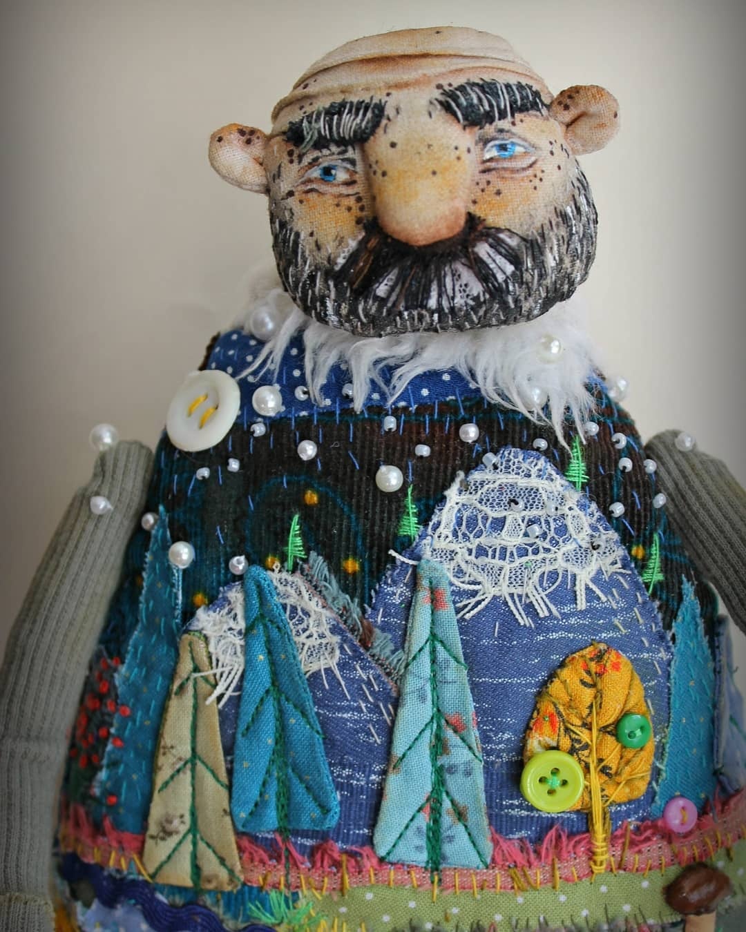 国外艺术家的布艺玩偶作品，非常有创意和想象力