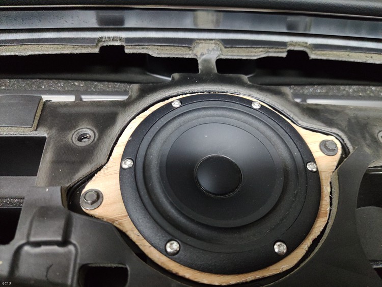 11款奥迪a6l音响改装海螺3分频,奥迪a6改装丹拿汽车音响多少钱